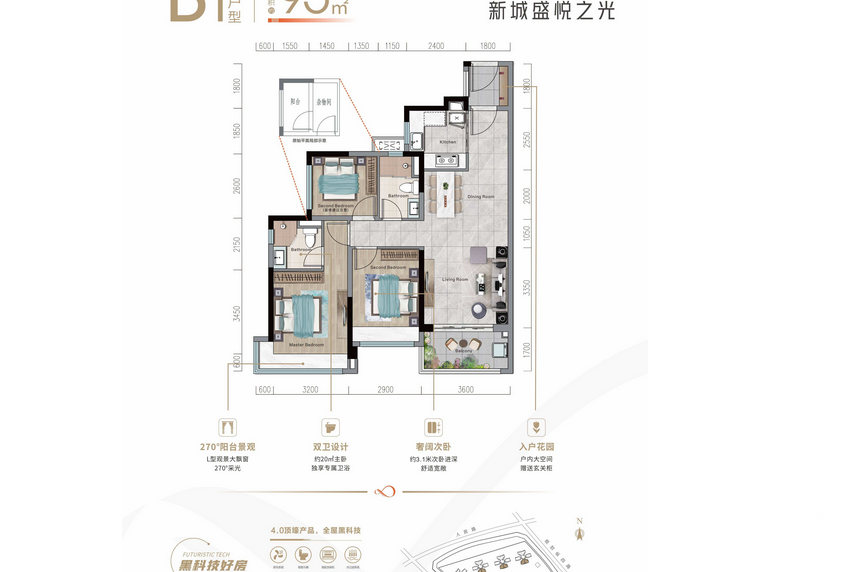 佛山新城盛悦之光，首期5万(减)，香港银行按揭，最新价单